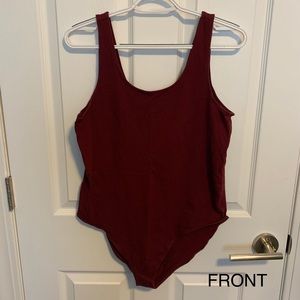 Maroon Bodysuit